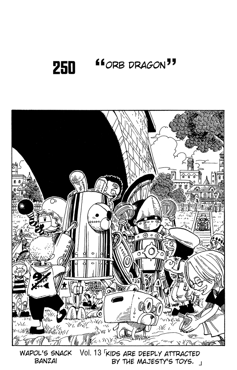One Piece, Chapter 250 image 01